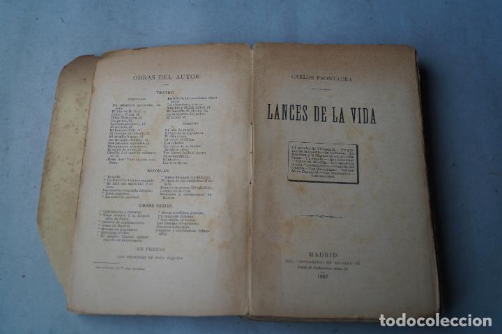 Libros antiguos: LANCES DE LA VIDA. CARLOS FRONTAURA. 1887 - Foto 5