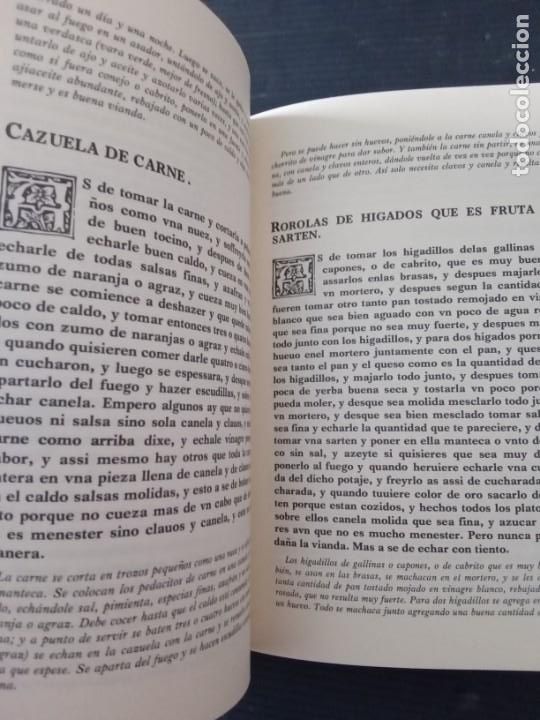 Libros antiguos: LIBRO DE COZINA - RUBERTO DE NOLA . - Foto 6