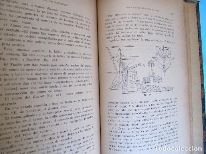 Libros antiguos: MANUAL DE MANIOBRAS EN LOS BUQUES. T. TABERNER, EDITOR. BARCELONA. POST. A 1908. - Foto 10