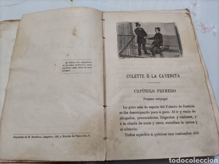 Libros antiguos: Colete o la Cayenita. - Foto 5