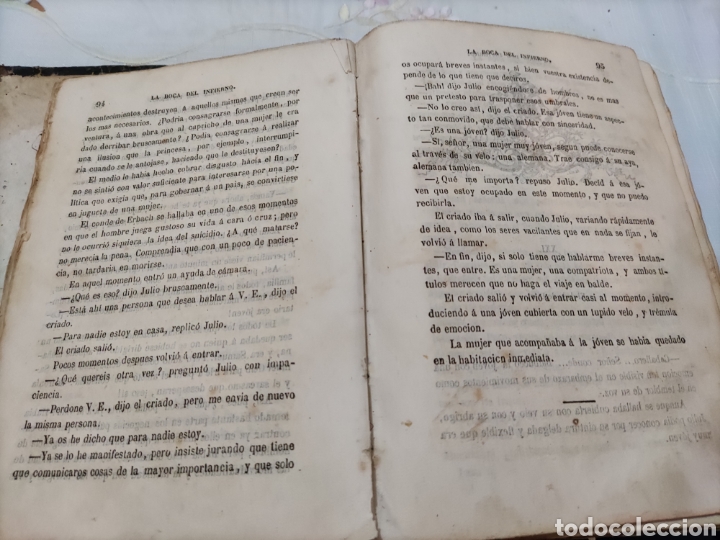 Libros antiguos: La Boca del Infierno,, Tomo II. - Foto 5
