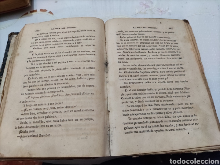 Libros antiguos: La Boca del Infierno,, Tomo II. - Foto 9