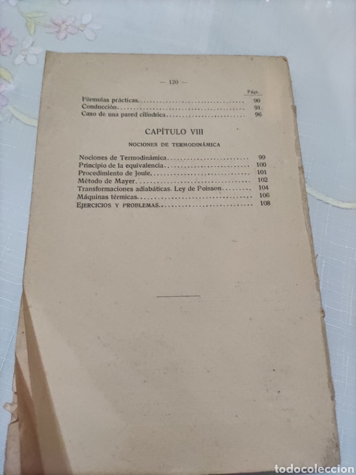 Libros antiguos: Termotecnia. - Foto 7