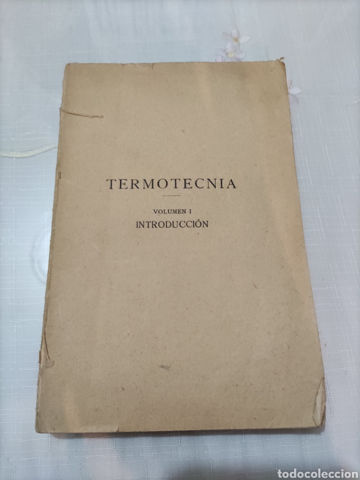 Libros antiguos: Termotecnia. - Foto 1