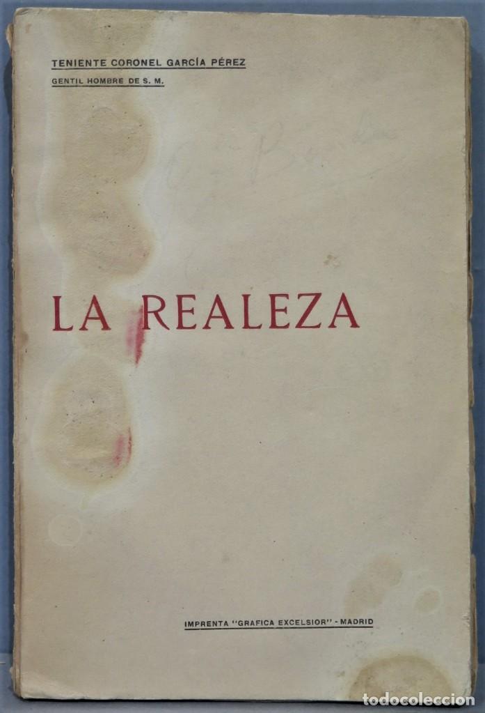 Libros antiguos: LA REALEZA. GARCIA PEREZ - Foto 1