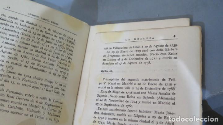 Libros antiguos: LA REALEZA. GARCIA PEREZ - Foto 3