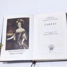 Livros antigos: CARTAS. MARÍA DE RABUTIN-CHANTAL. MARQUESA DE SEVIGNE. CRISOL. Nº 237. AGUILAR. MADRID. 1948.. Lote 255651705