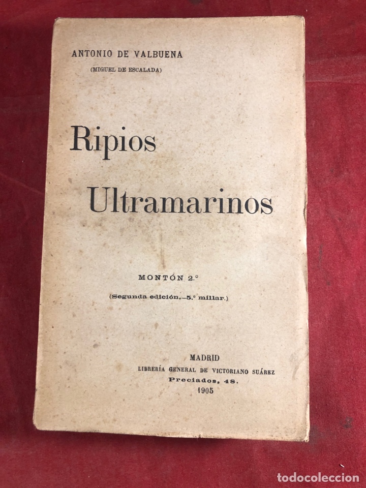 Libros antiguos: RIPIOS ULTRAMARINOS 1905 - Foto 1
