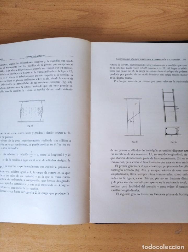 Libros antiguos: ANTIGUO LIBRO HORMIGON ARMADO 1933 - Foto 3