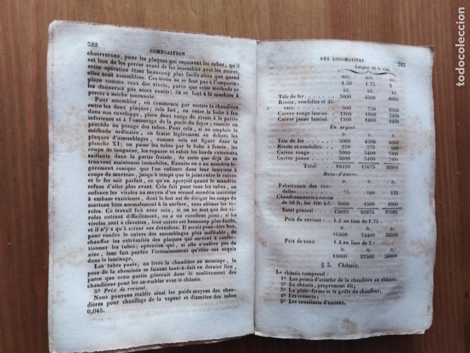 Libros antiguos: Constructeur de Machines Locomotives. C.E. Jullien - Foto 3