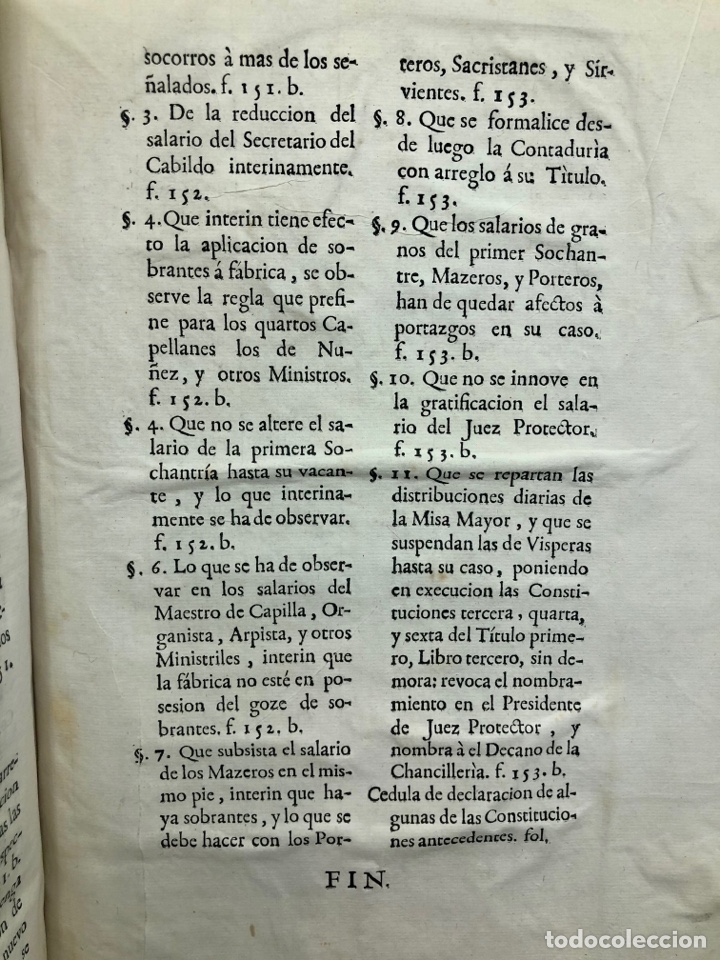 Libros antiguos: 1762, Constituciones Gobierno Capilla Real de Granada. Catalan de Ocon - Foto 8