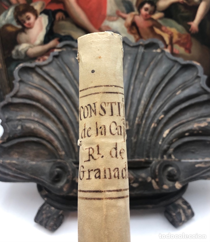 Libros antiguos: 1762, Constituciones Gobierno Capilla Real de Granada. Catalan de Ocon - Foto 1