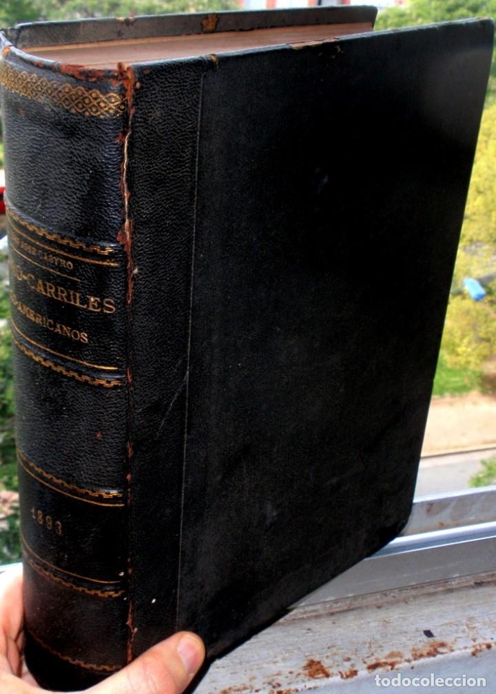 Old books: Estudio sobre ferrocarriles sudamericanos y grandes l&iacute;neas 1893 JUAN J. CASTRO URUGUAY