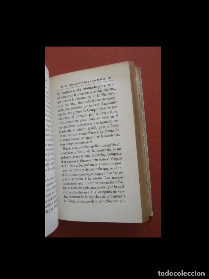 Libros antiguos: El fallo de Caspe. Cayetano Soler - Foto 2