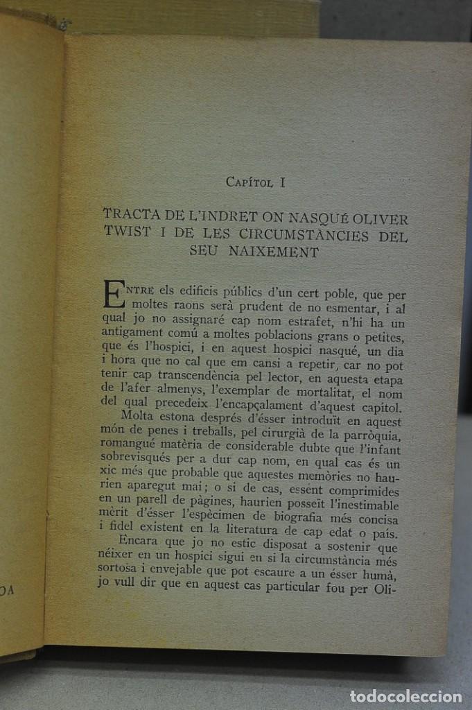 Libros antiguos: Oliver Twist. Dickens. Proa 1929. Catal&aacute;n - Foto 3
