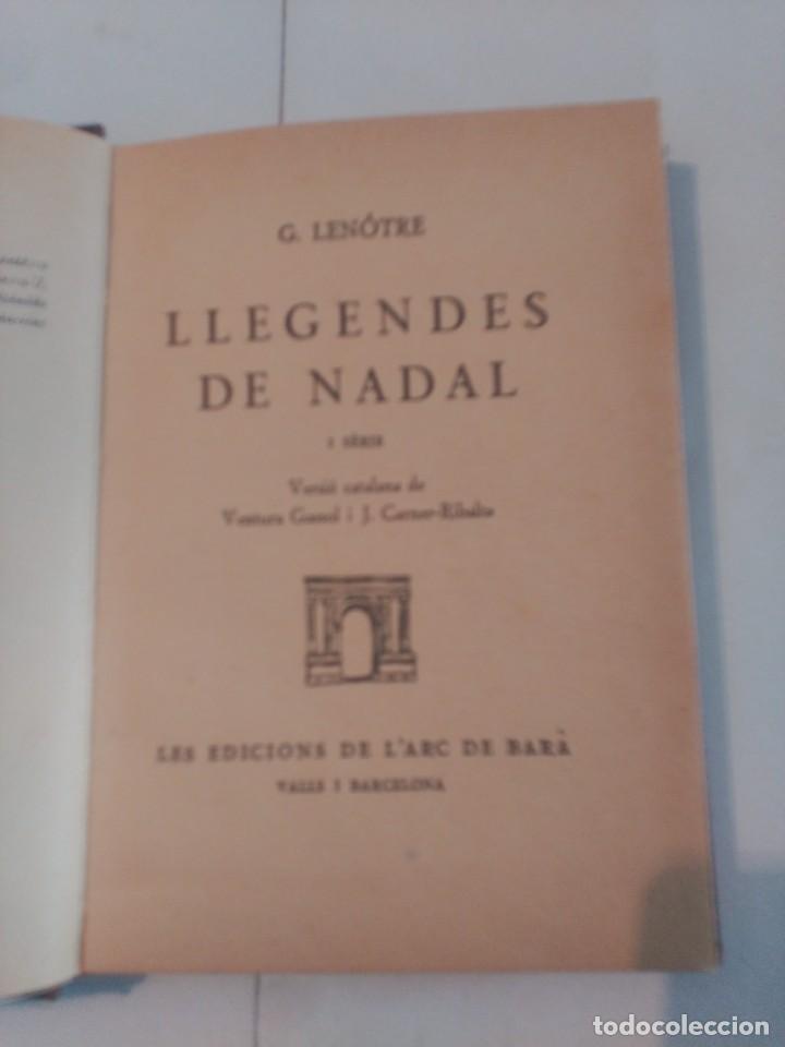 Libros antiguos: Llegendes de Nadal - Foto 2