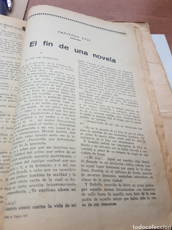 Libros antiguos: Los misterios de Par&iacute;s 1926 - Foto 4