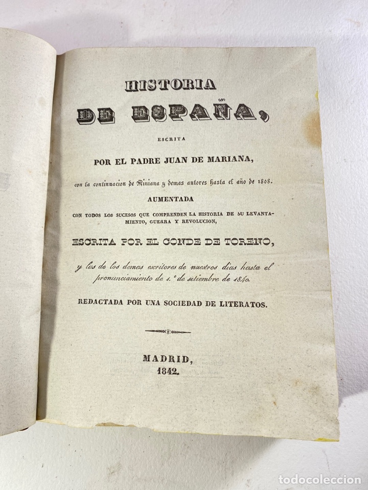 Libros antiguos: ADICI&Oacute;N A LA HISTORIA DE ESPA&Ntilde;A - Foto 2