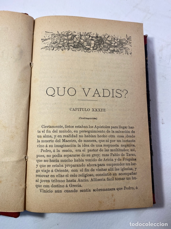 Libros antiguos: QUO VADIS 1902 - Foto 2