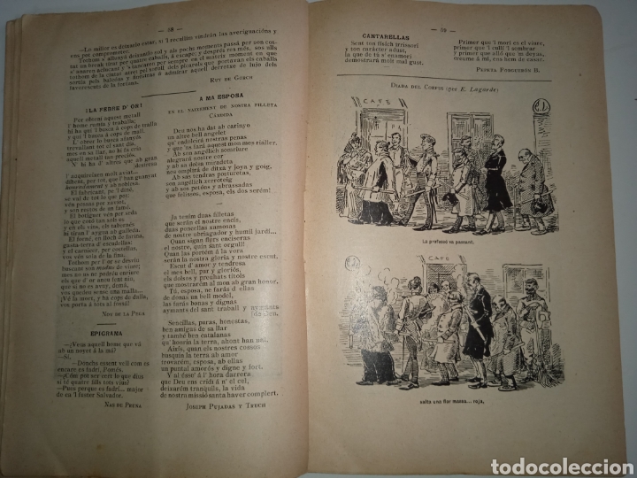 Libros antiguos: La Esquella de la Torratxa, Almanach 1904 - Foto 2