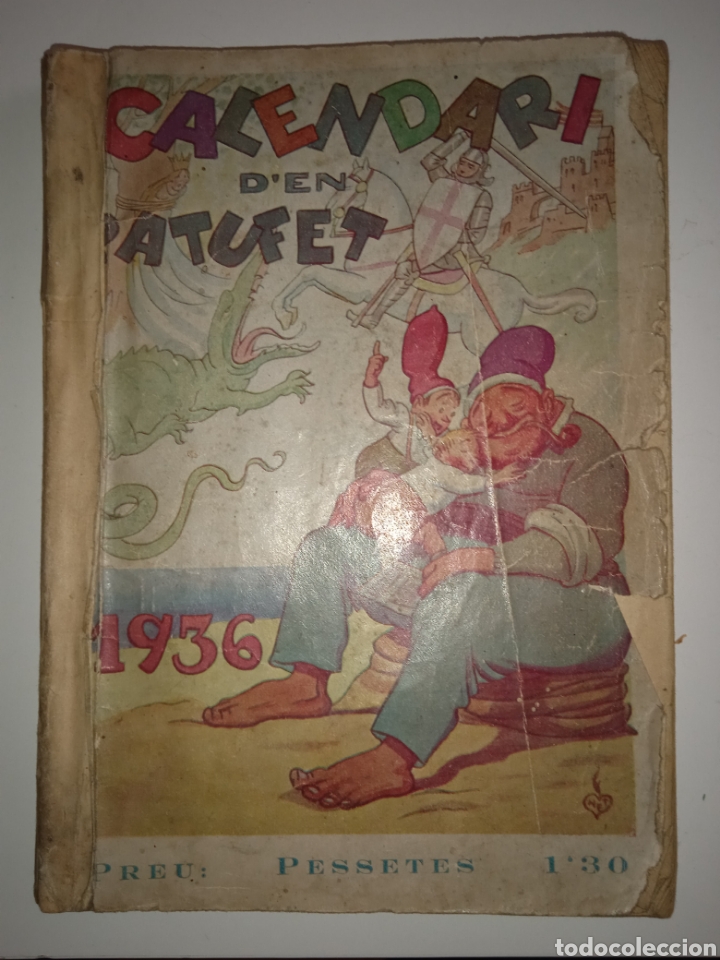 Libros antiguos: Calendari den Patufet, 1936 - Foto 1