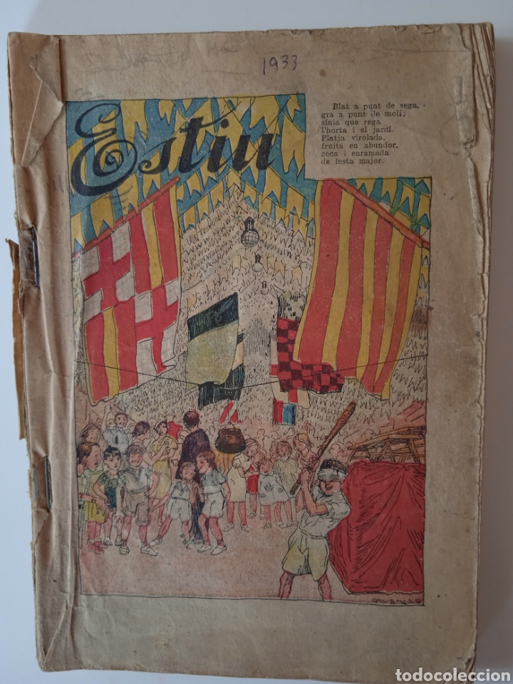 Libros antiguos: Calendari den Patufet, 1933 - Foto 1