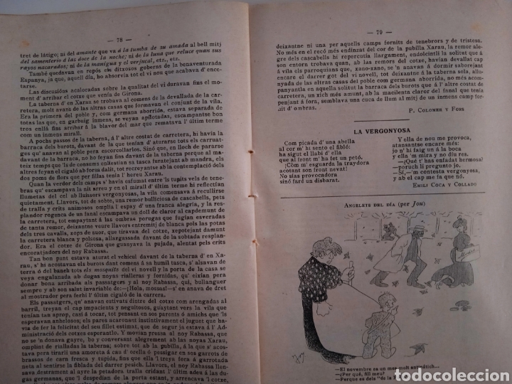 Libros antiguos: La Esquella de la Torratxa, Almanach 1910 - Foto 2