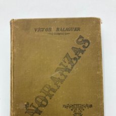 Libros antiguos: VÍCTOR BALAGUER. AÑORANZAS. 1894. Lote 259881105