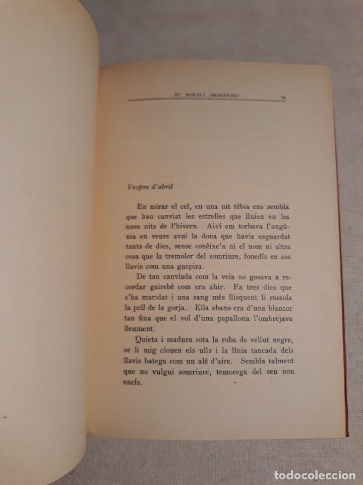 Libros antiguos: PLANA, ALEXANDRE. EL MIRALL IMAGINARI - Foto 3