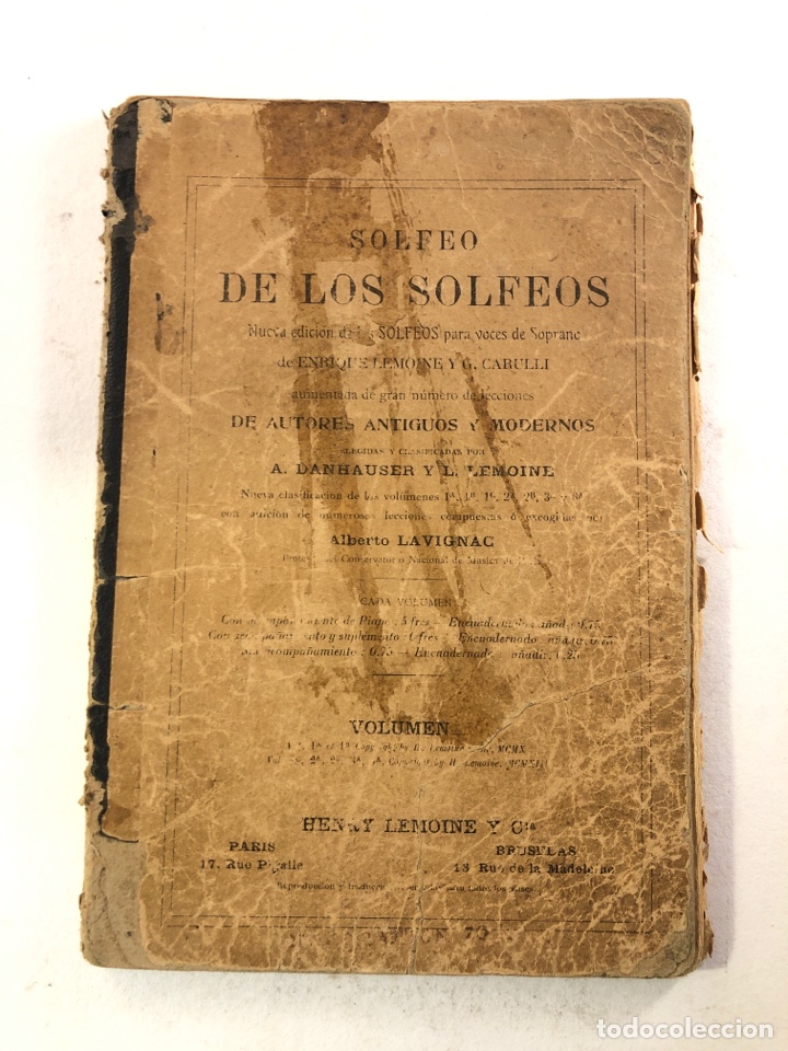 Libros antiguos: SOLFEO DE LOS SOLFEOS - Foto 1