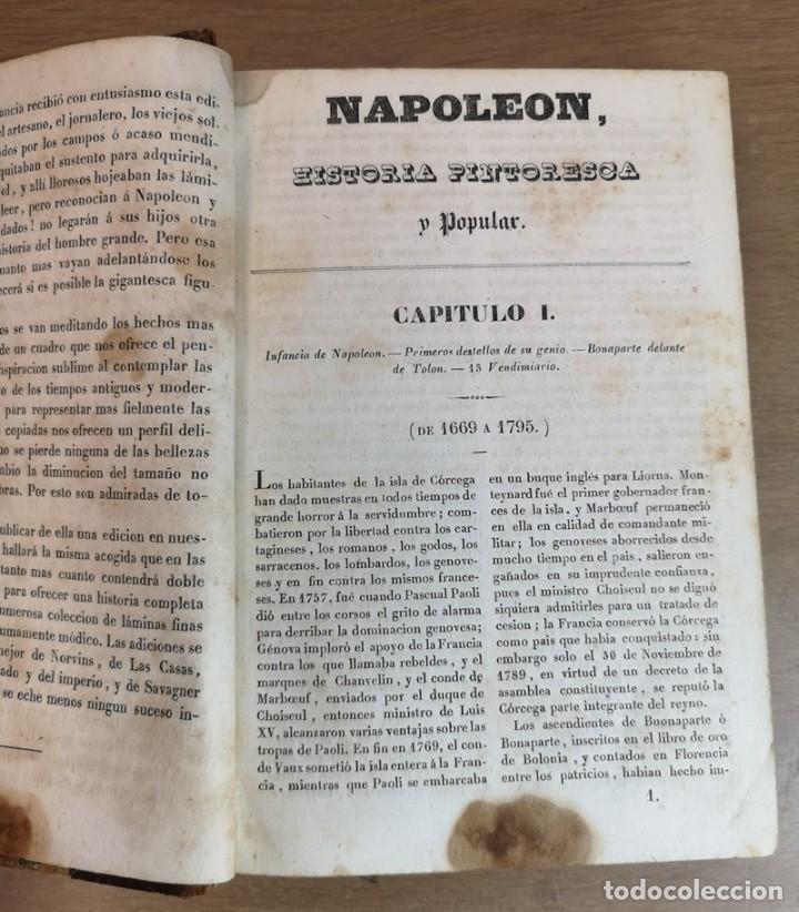 Libros antiguos: Napole&oacute;n Historia Pintoresca y Popular - Foto 3
