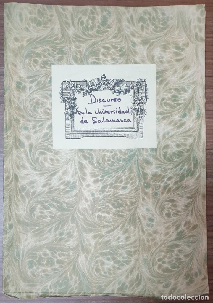 Libri antichi: SANTIAGO MARTINEZ Y GONZALEZ DISCURSO APERTURA CURSO 1884-85 UNIVERSIDAD DE SALAMANCA ZW