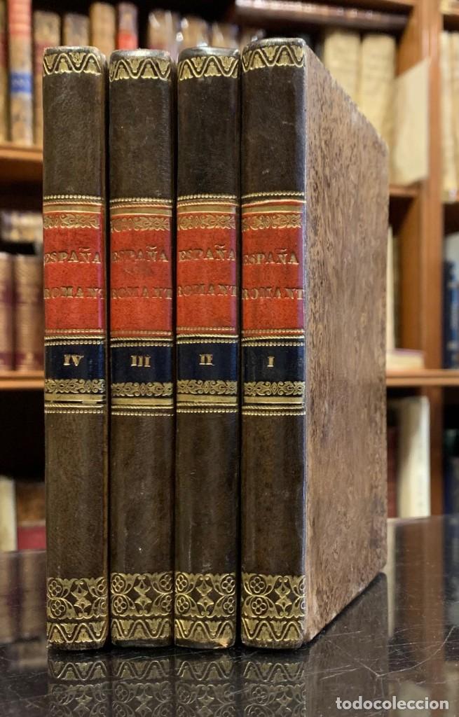 Libros antiguos: Espa&ntilde;a Rom&aacute;ntica. Telesforo de Trueba y Cossio - Foto 1