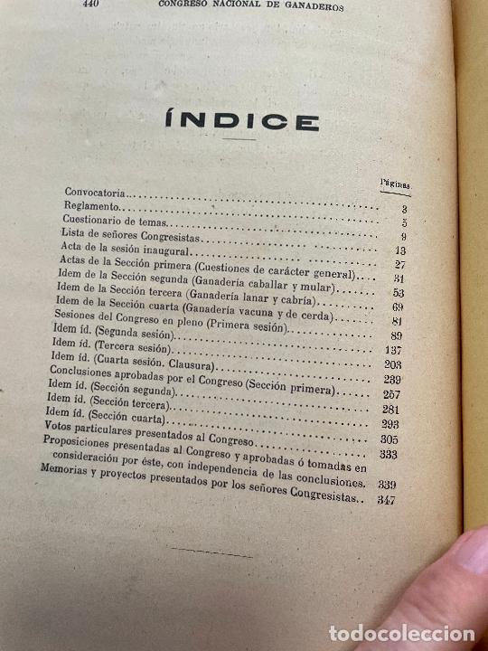 Libros antiguos: CONGRESO NACIONAL DE GANADEROS, 1904 - Foto 7