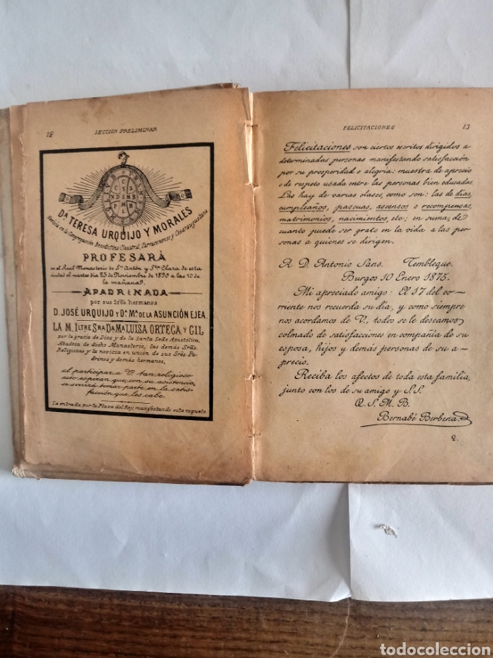 Libros antiguos: Miscelanea de documentos Paluzie - Foto 4