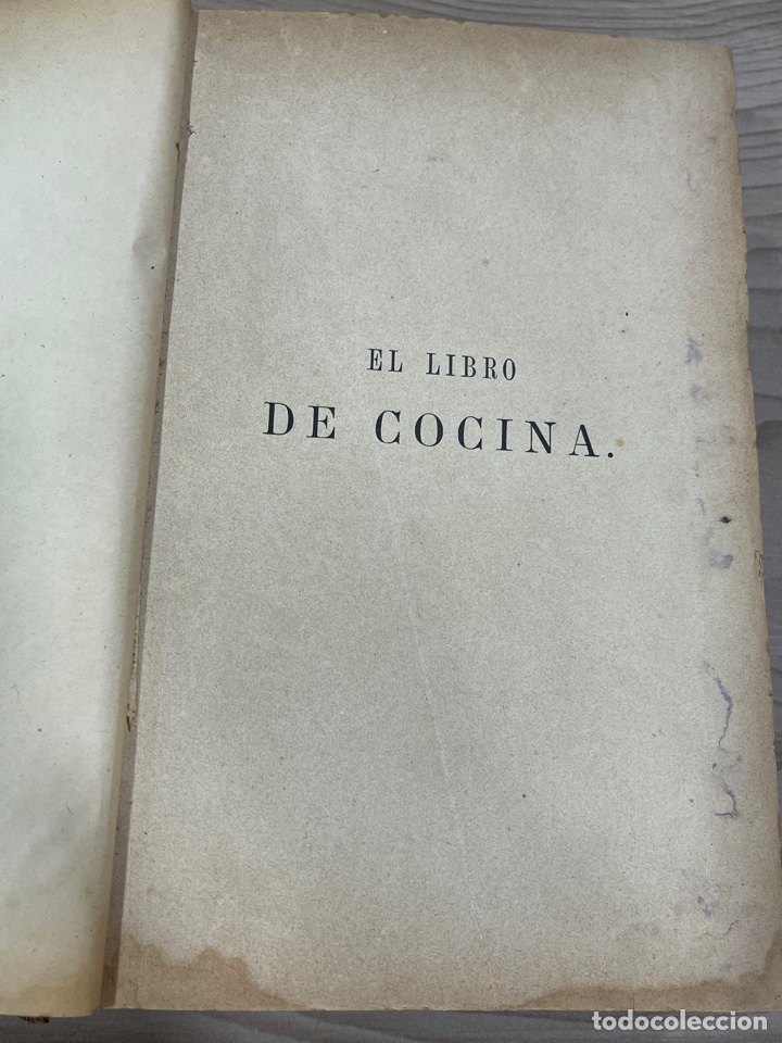 Libros antiguos: L- El libro de cocina. Jules Gouff&eacute;. 1885 - Foto 8