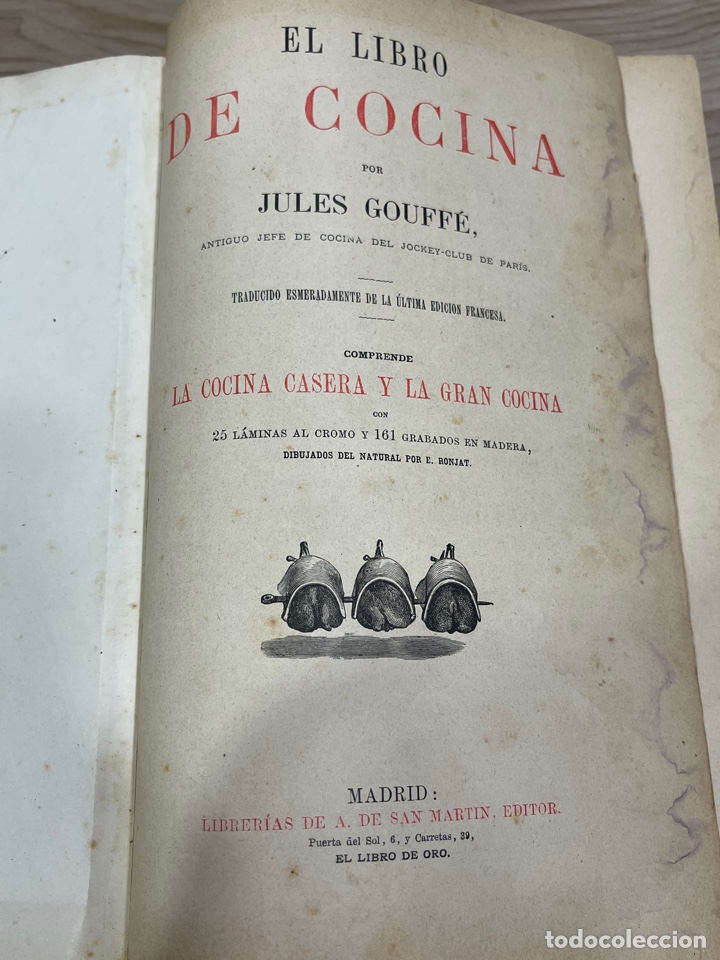 Libros antiguos: L- El libro de cocina. Jules Gouff&eacute;. 1885 - Foto 10