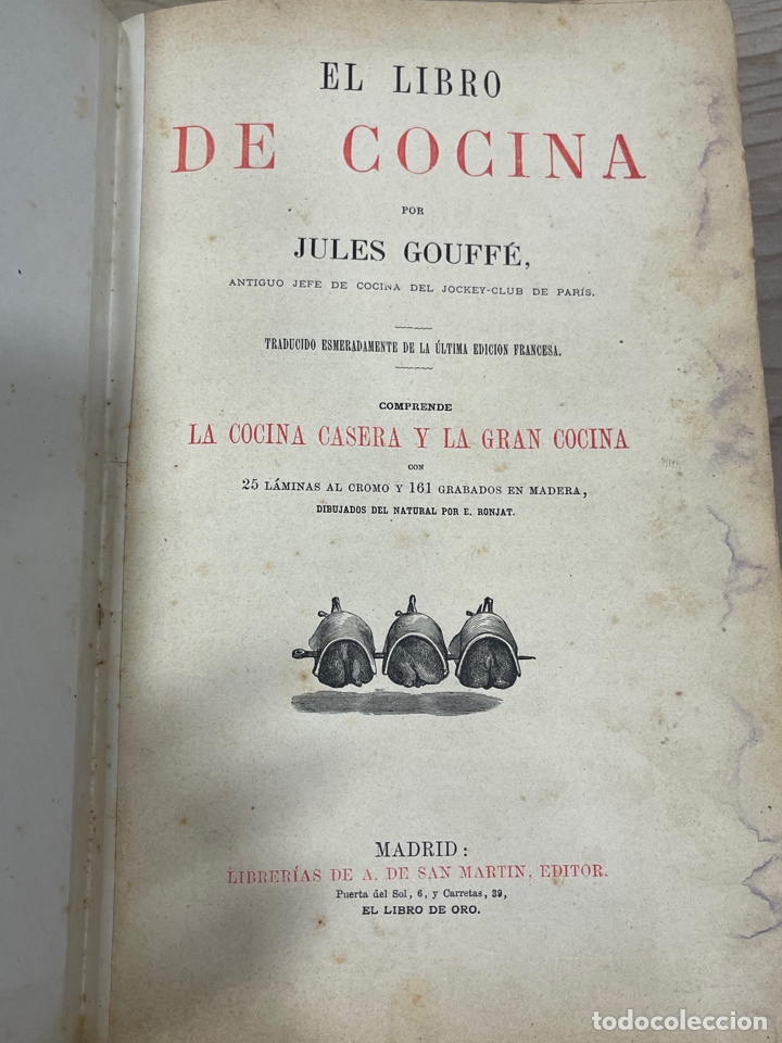 Libros antiguos: L- El libro de cocina. Jules Gouff&eacute;. 1885 - Foto 11