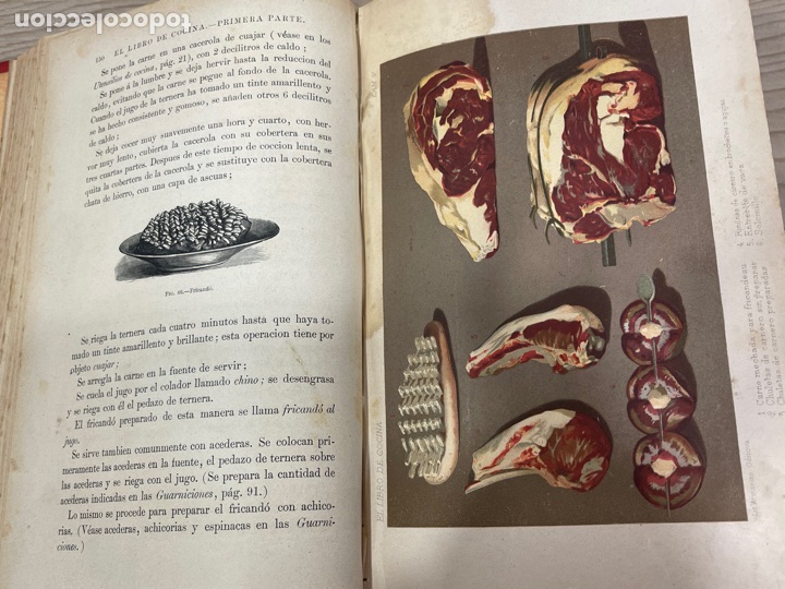 Libros antiguos: L- El libro de cocina. Jules Gouff&eacute;. 1885 - Foto 16