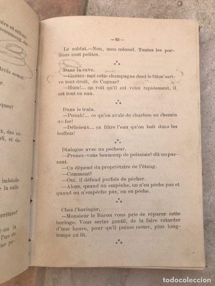 Libros antiguos: Ramillete de lecturas francesas. Libro antiguo. - Foto 2