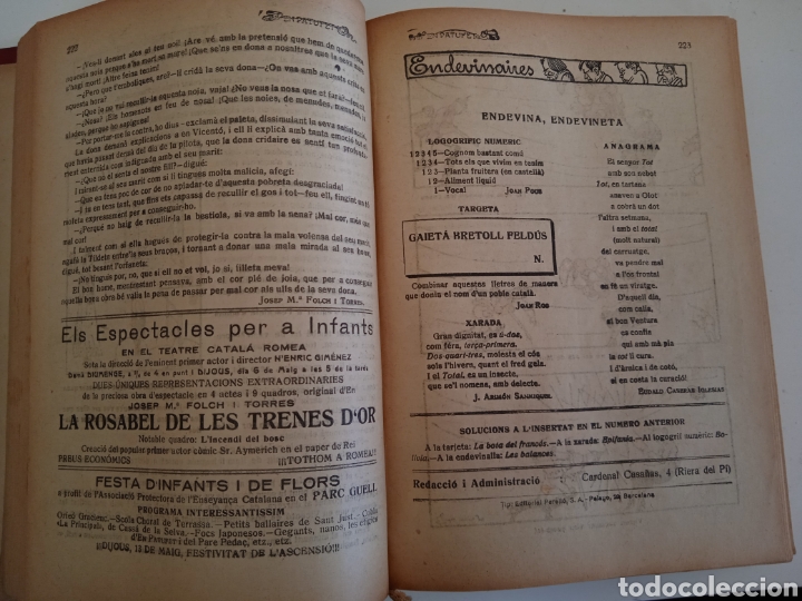 Libros antiguos: Revista Patufet, 1920 - Foto 3