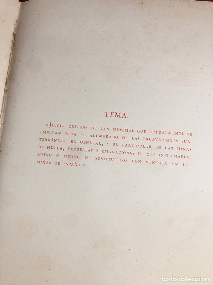 Libros antiguos: NUEVO M&Eacute;TODO DE ILUMINACI&Oacute;N EN LAS MINAS 1880 - Foto 10