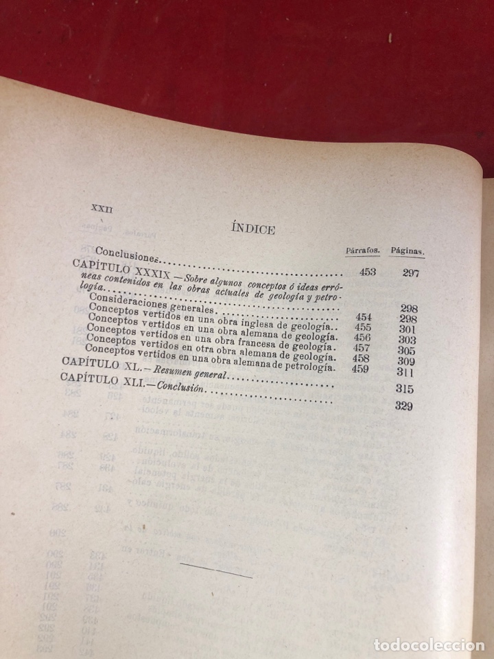 Libros antiguos: G&Eacute;NESIS DE LAS ROCAS 1898 - Foto 5