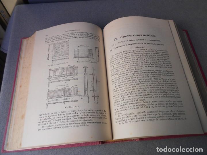 Libros antiguos: TRATADO MODERNO DE CONSTRUCCION DE EDIFICIOS - Foto 8