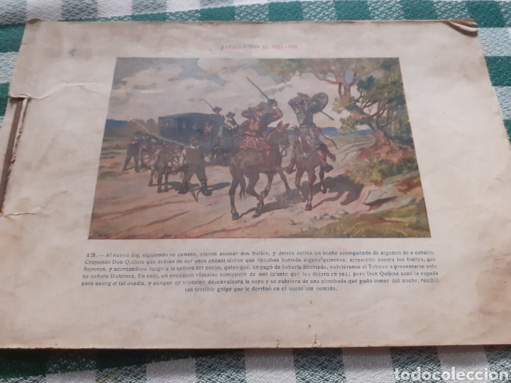 Livros antigos: Libro de don quijote lleno de l&aacute;minas amtiguas