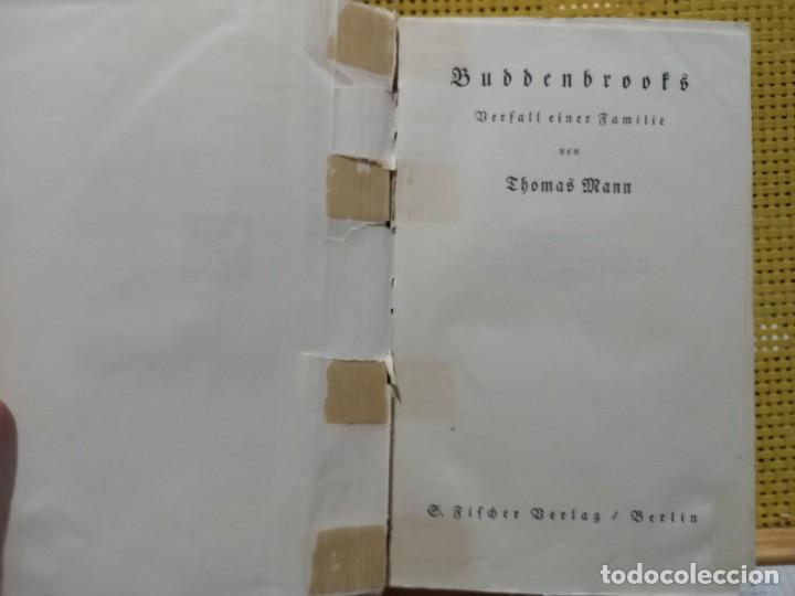 Libros antiguos: Thomas Mann - Buddenbrooks - 1930 - Fischer Verlang - Foto 5
