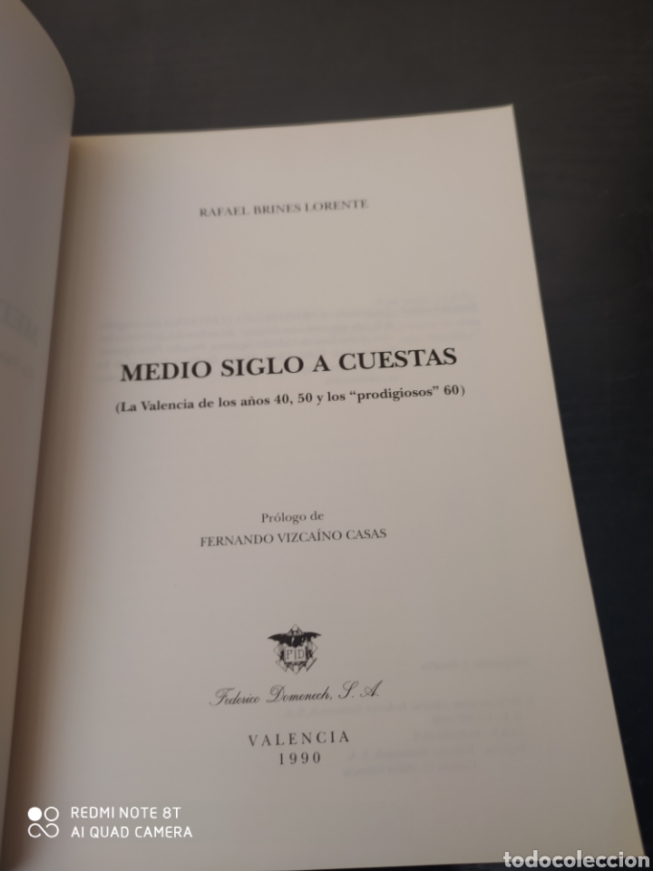 Libros antiguos: Medio siglo a cuestas Rafael Brines lorente - Foto 3