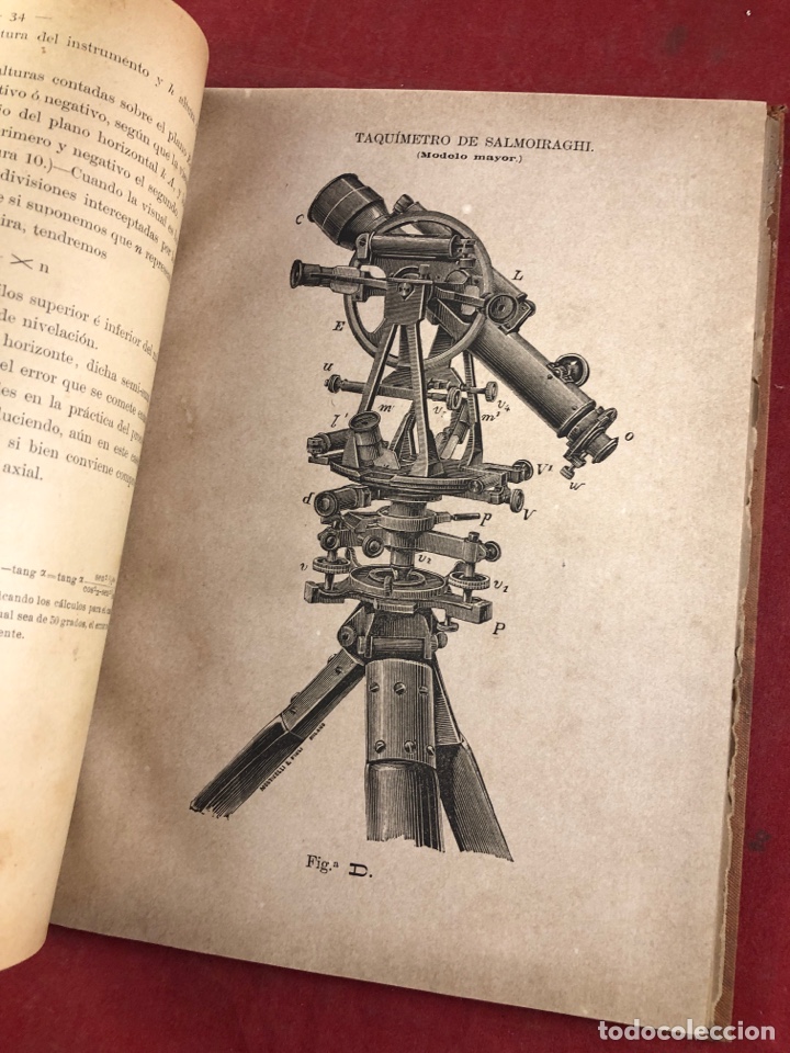 Libros antiguos: TRATADO PR&Aacute;CTICO DE TAQUIMETRIA - Foto 3