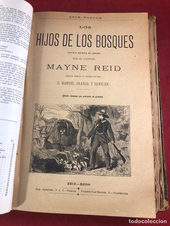 Libros antiguos: Obras de MAYNE REID - Foto 3