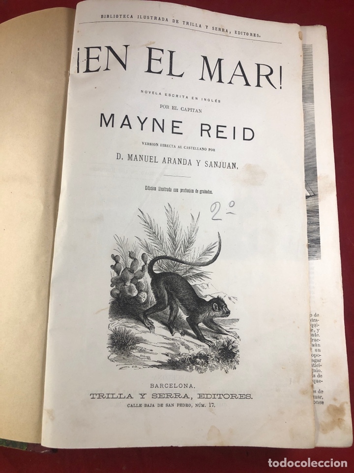 Libros antiguos: Obras de MAYNE REID - Foto 1